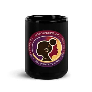 Raya Sunshine, Inc – Black Glossy Mug