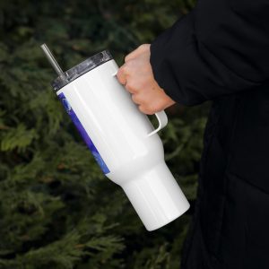 Travel mug with a handle - Artist Raya J.