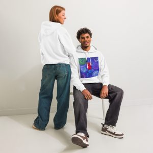 Unisex garment-dyed hoodie - Artist, Raya J.