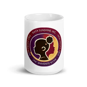 Raya Sunshine, Inc - White glossy mug